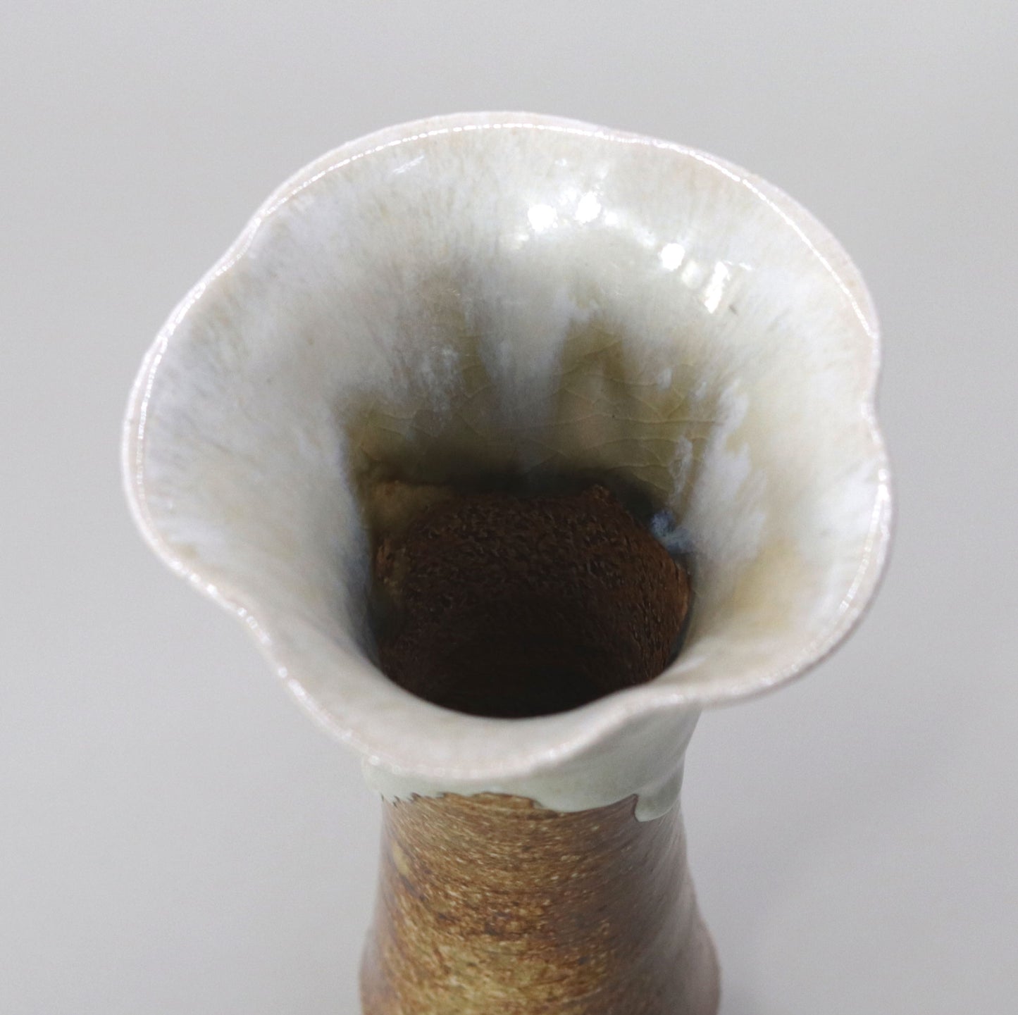 Ring Flower Vase by Rakusai Onishi