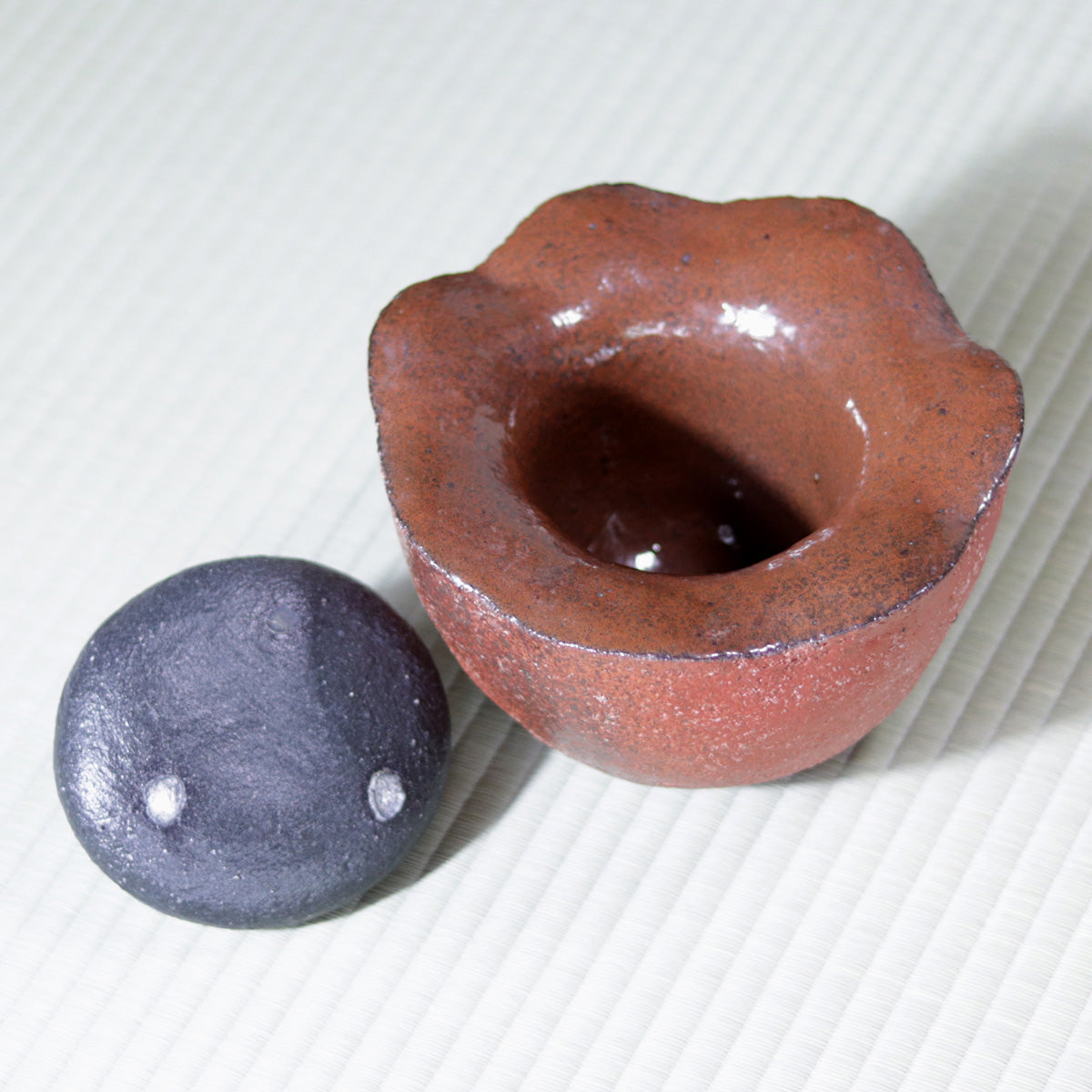 Tanba Red Water Jar Nishihata Masashi