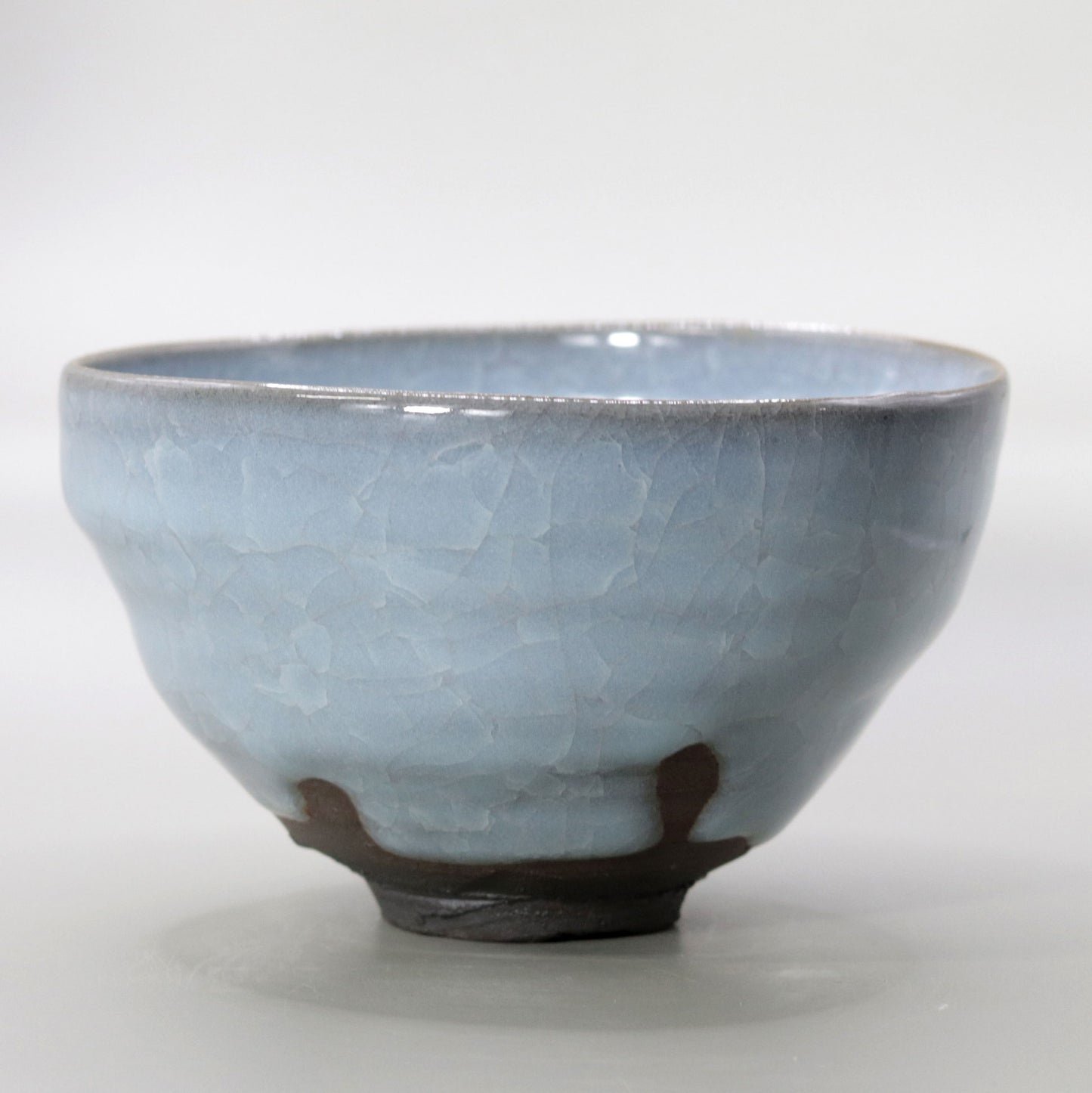 Moon White Porcelain Tea Bowl by Yuichi Ikai