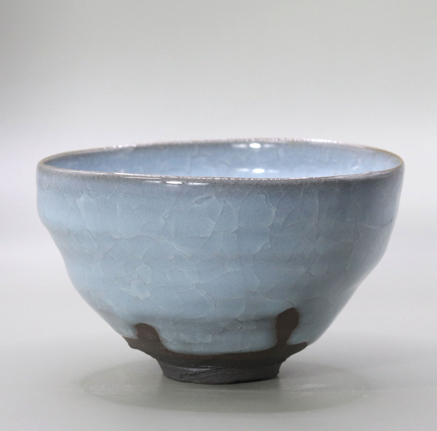 Moon White Porcelain Tea Bowl by Yuichi Ikai