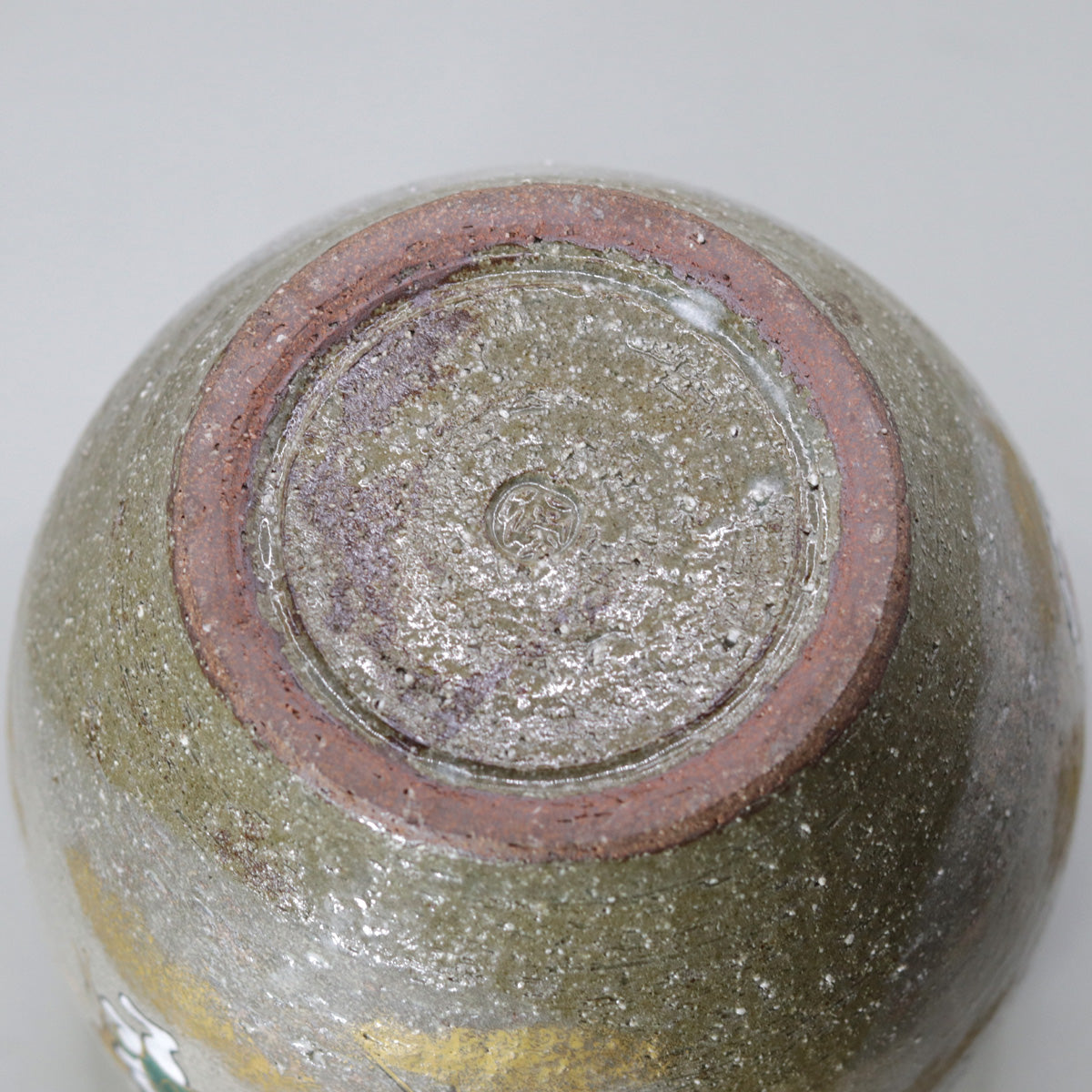 Water jar with rabbit design of Seven Lucky Gods by Okada Yu