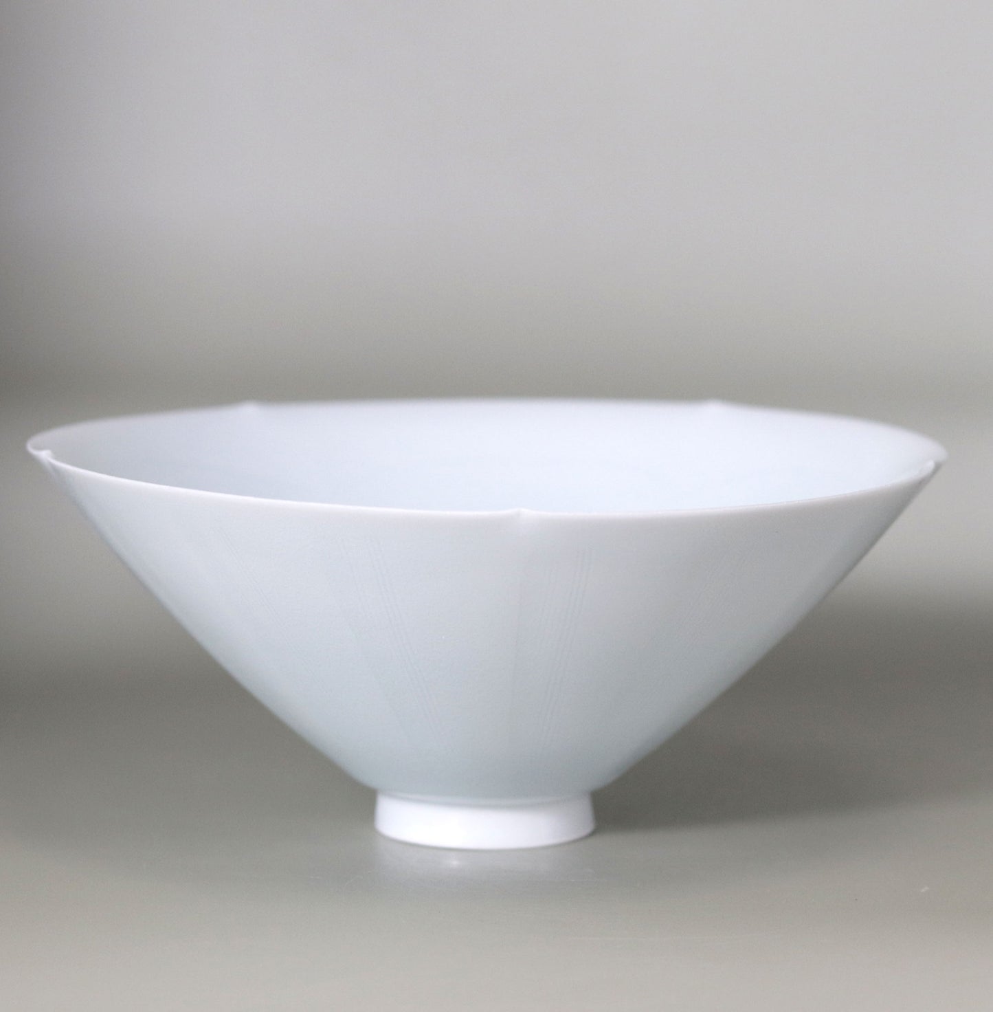 Shadow blue flower tea bowl Kotaro Ikura