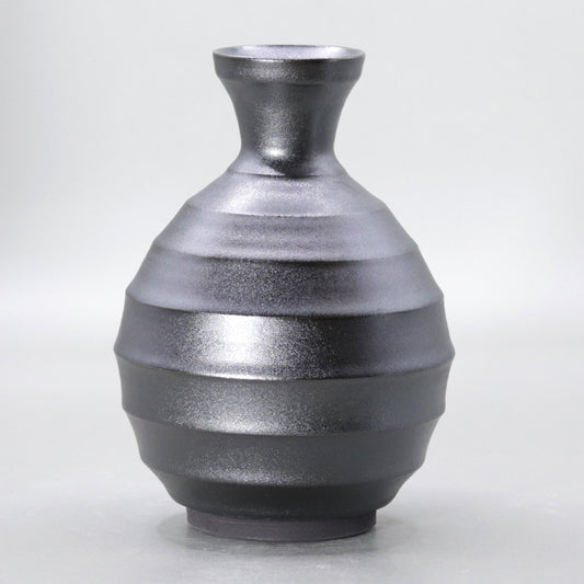 31 Iron Glazed Kiln Change Tokkuri by Masaru Okada