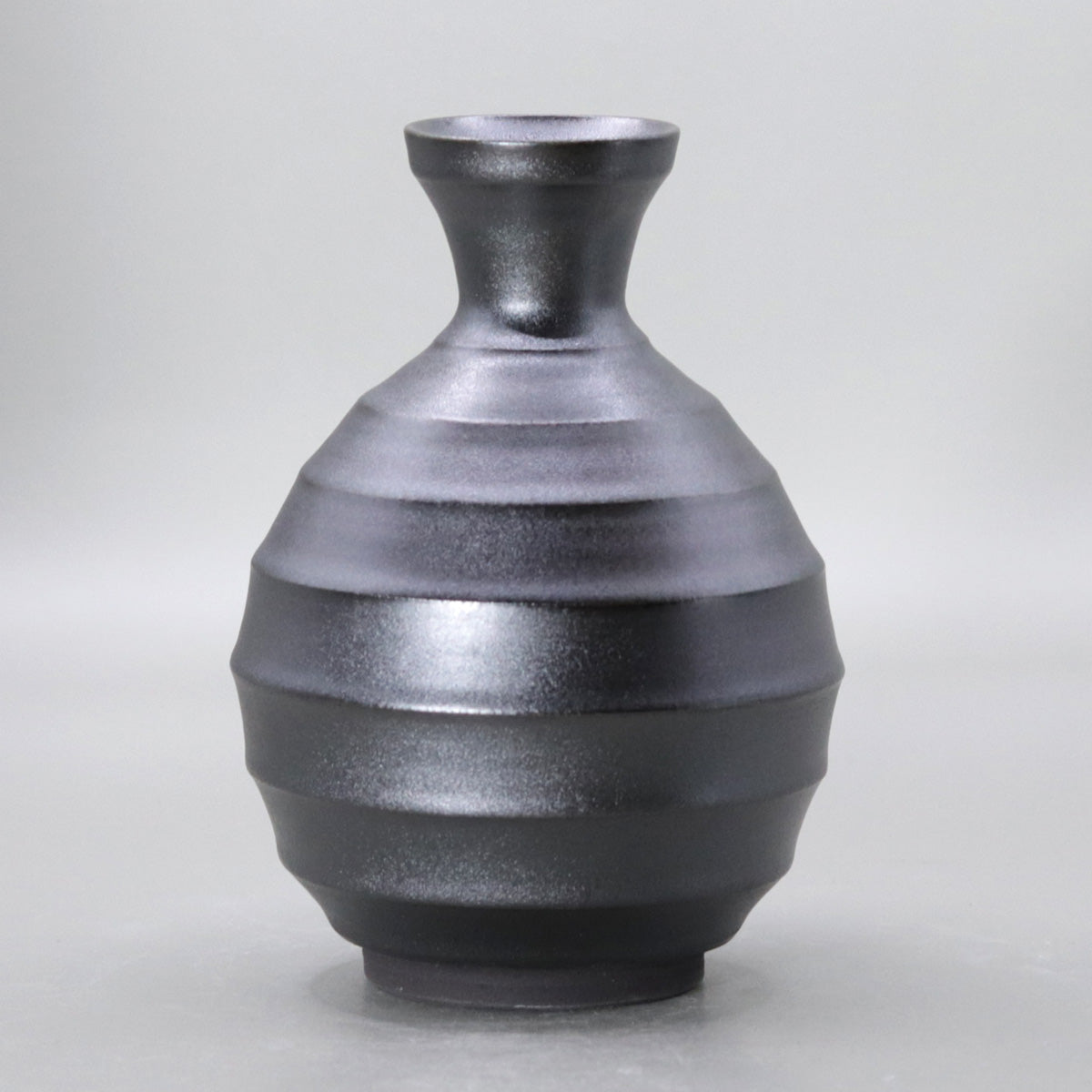 Iron Glazed Kiln Change Tokkuri by Okada Masaru