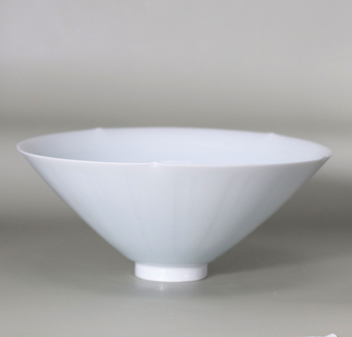 Shadow blue flower tea bowl Kotaro Ikura