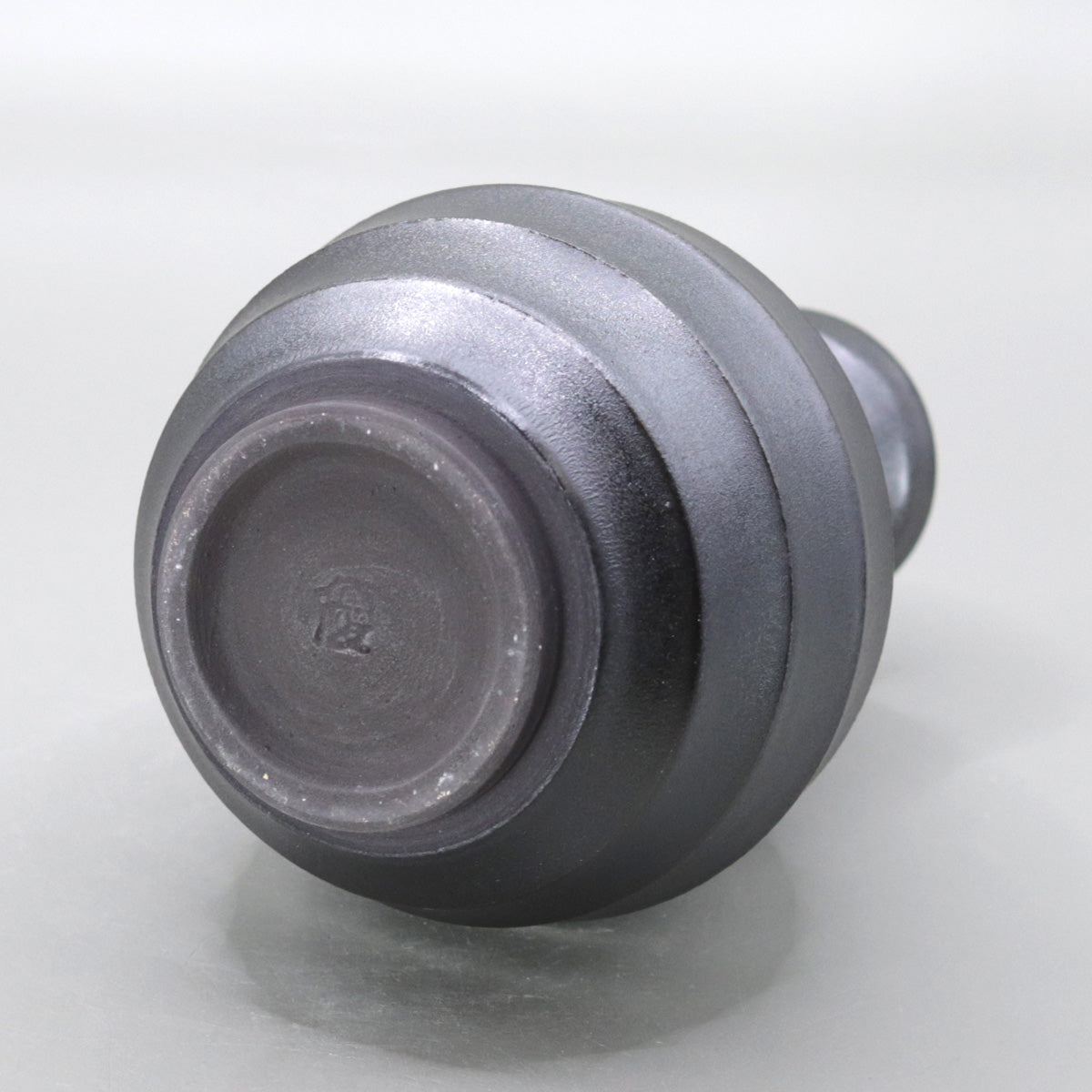Iron Glazed Kiln Change Tokkuri by Okada Masaru