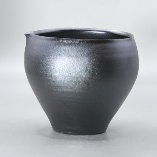 36 Iron Glazed Kiln Change Katakuchi by Okada Yu