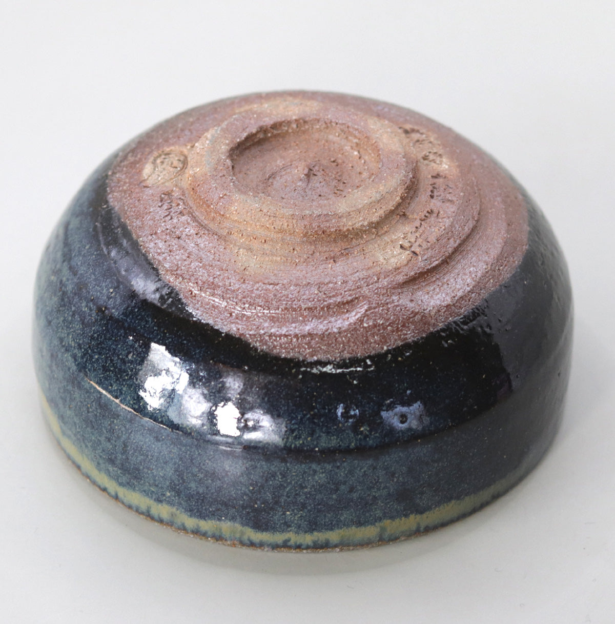 Yakushiji Temple East Pagoda Foundation Clay Iron Glazed Kiln Change Tea Bowl by Rakusai Onishi