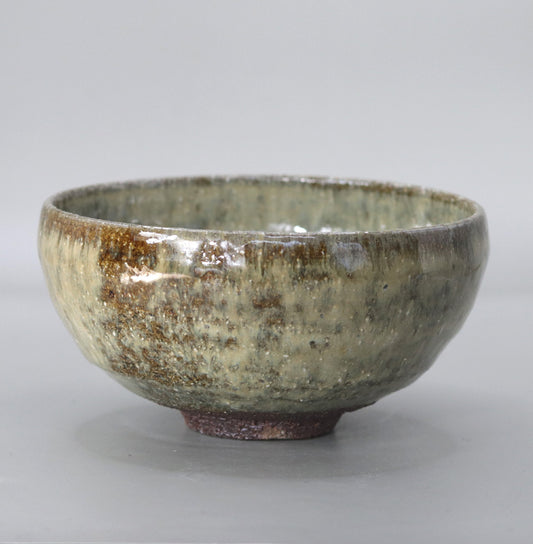 薬師寺東塔基壇土 灰釉茶碗   尾西楽斎
