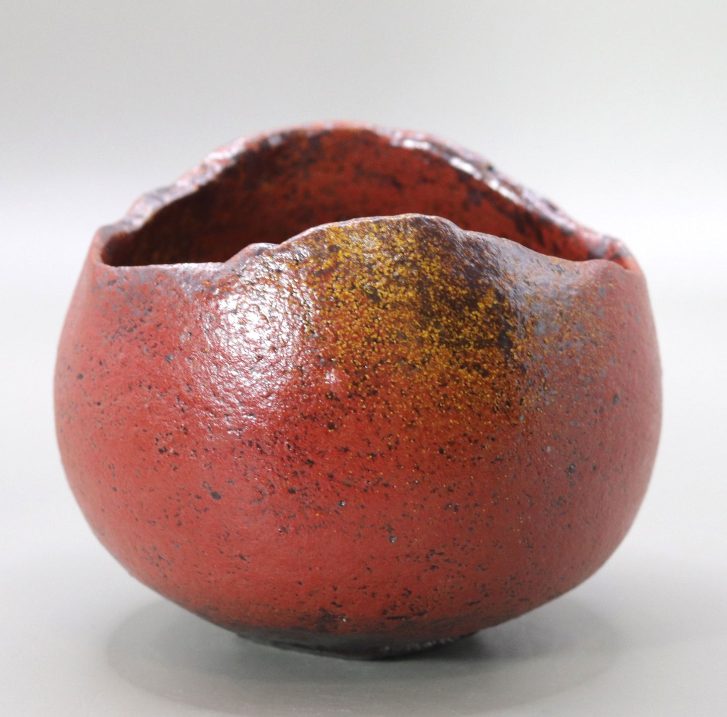 Tanba Red Tea Bowl 