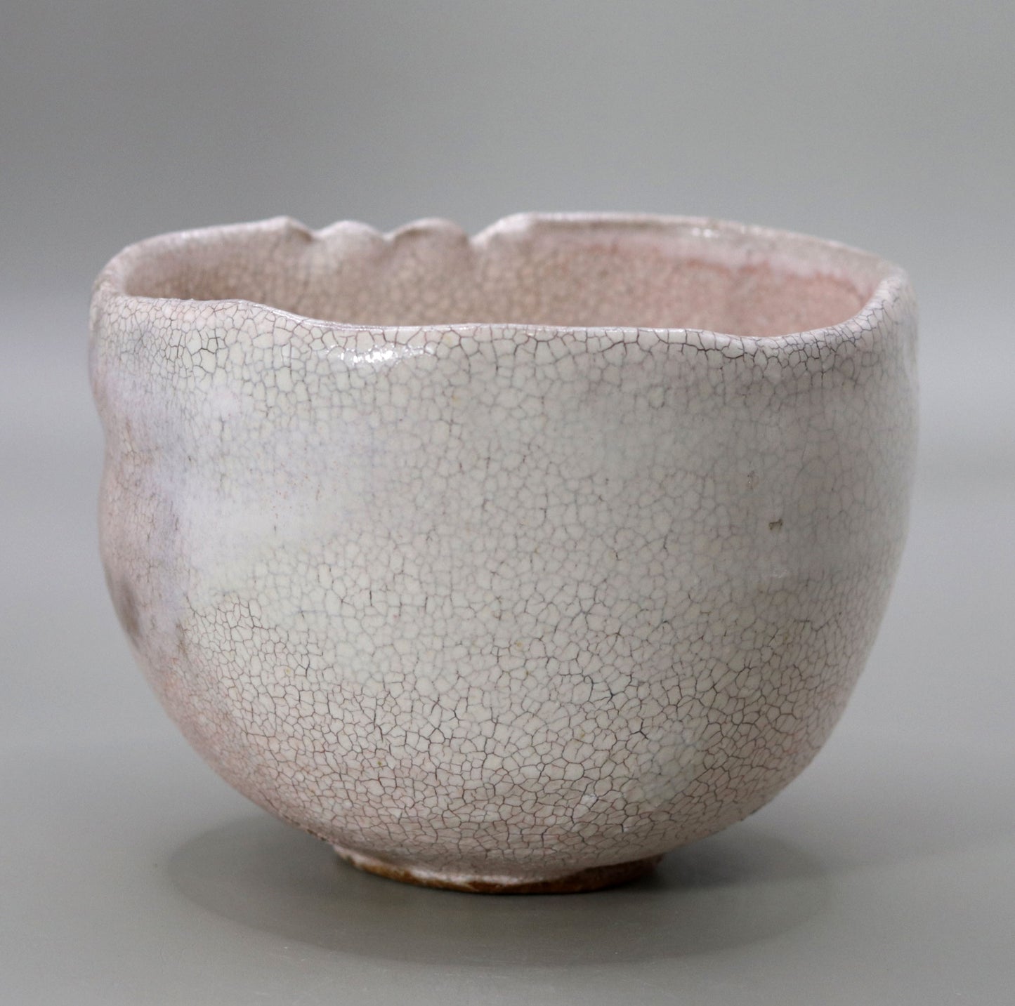 Red Mount  Fuji Tea Bowl by  Nishihata tadashi