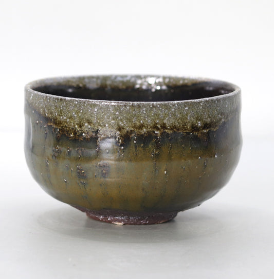 薬師寺東塔基壇土  鉄釉茶碗   尾西楽斎