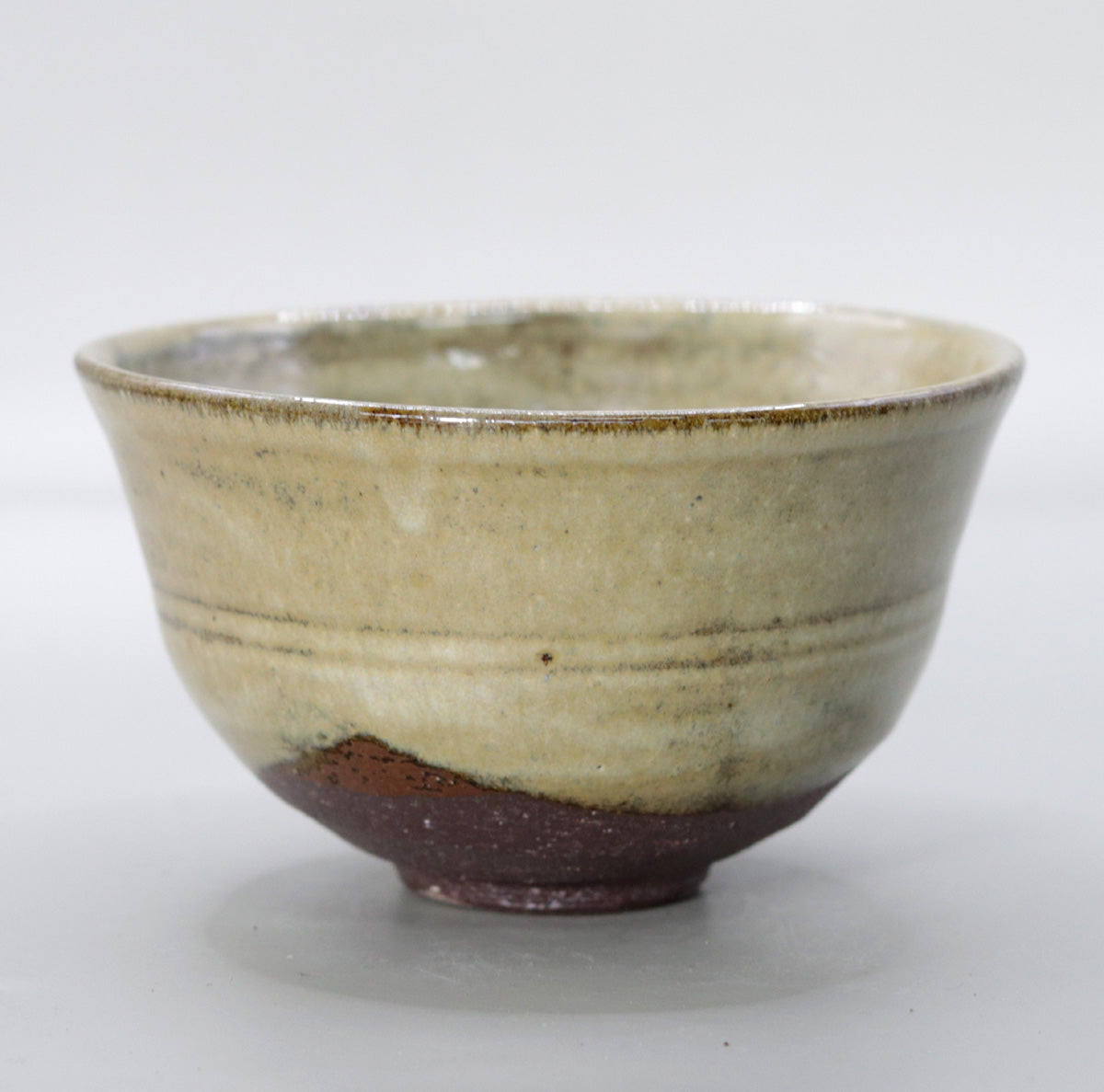 薬師寺東塔基壇土 灰釉茶碗   尾西楽斎
