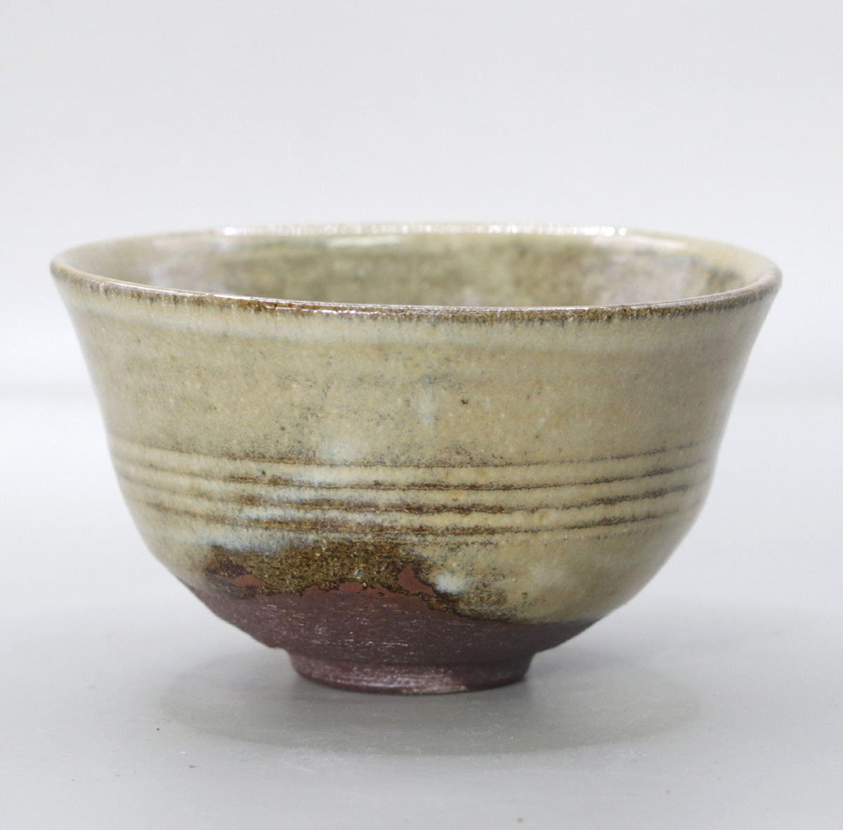 薬師寺東塔基壇土 灰釉茶碗   尾西楽斎