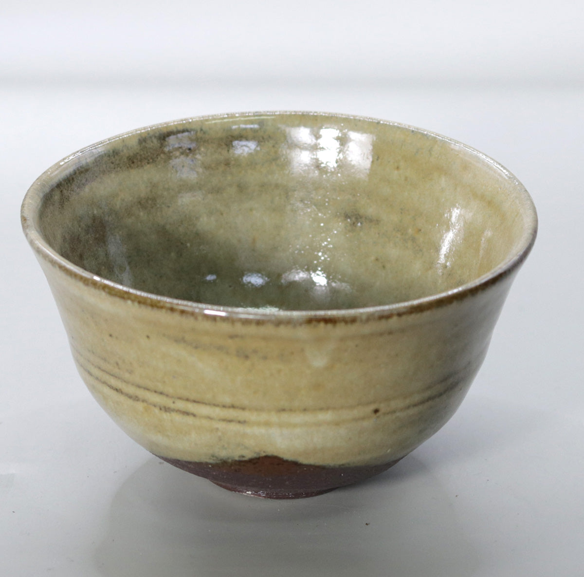薬師寺東塔基壇土 灰釉茶碗   尾西楽斎