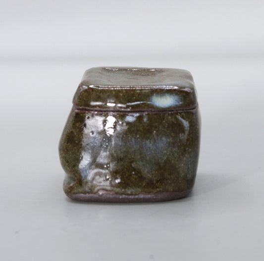 薬師寺東塔基壇土 心礎香合    尾西楽斎