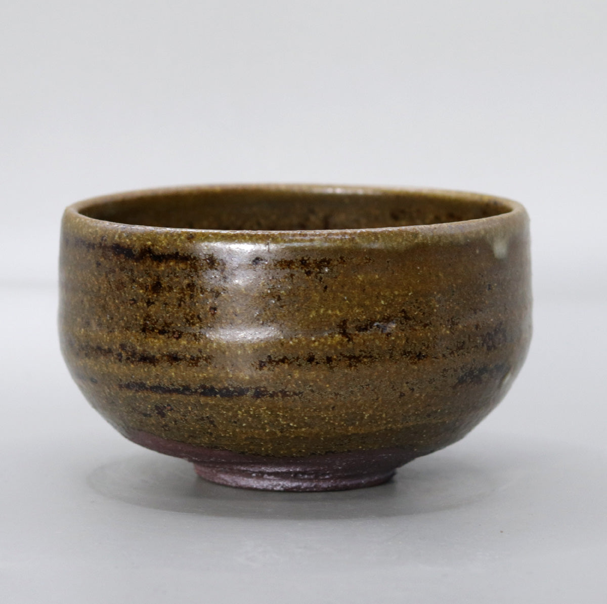 薬師寺東塔基壇土 灰釉茶碗    尾西楽斎