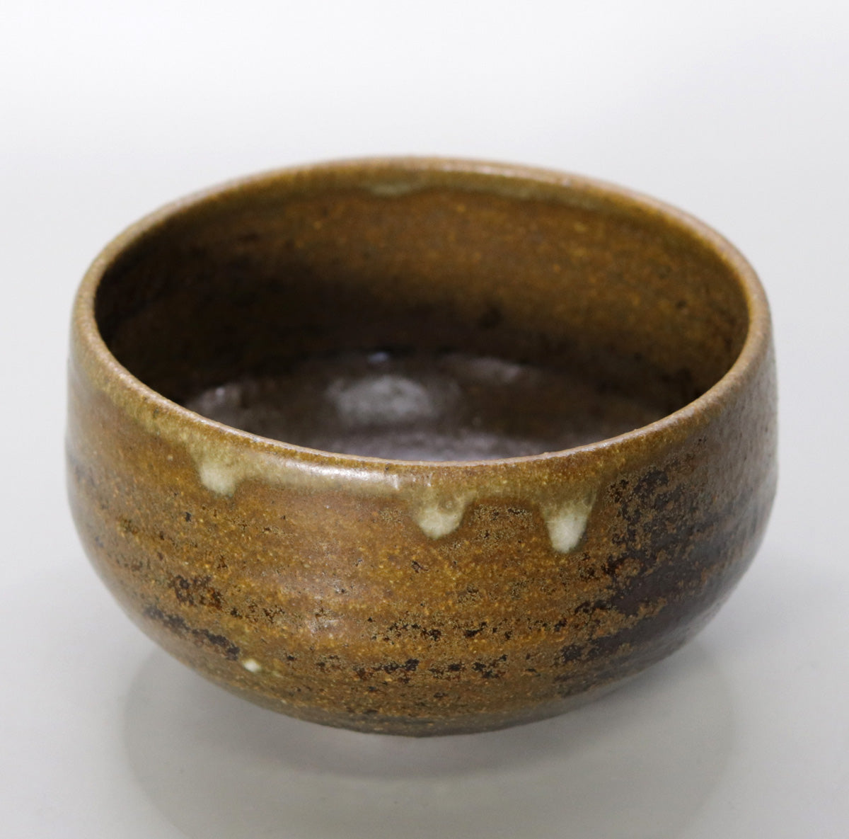 薬師寺東塔基壇土 灰釉茶碗    尾西楽斎