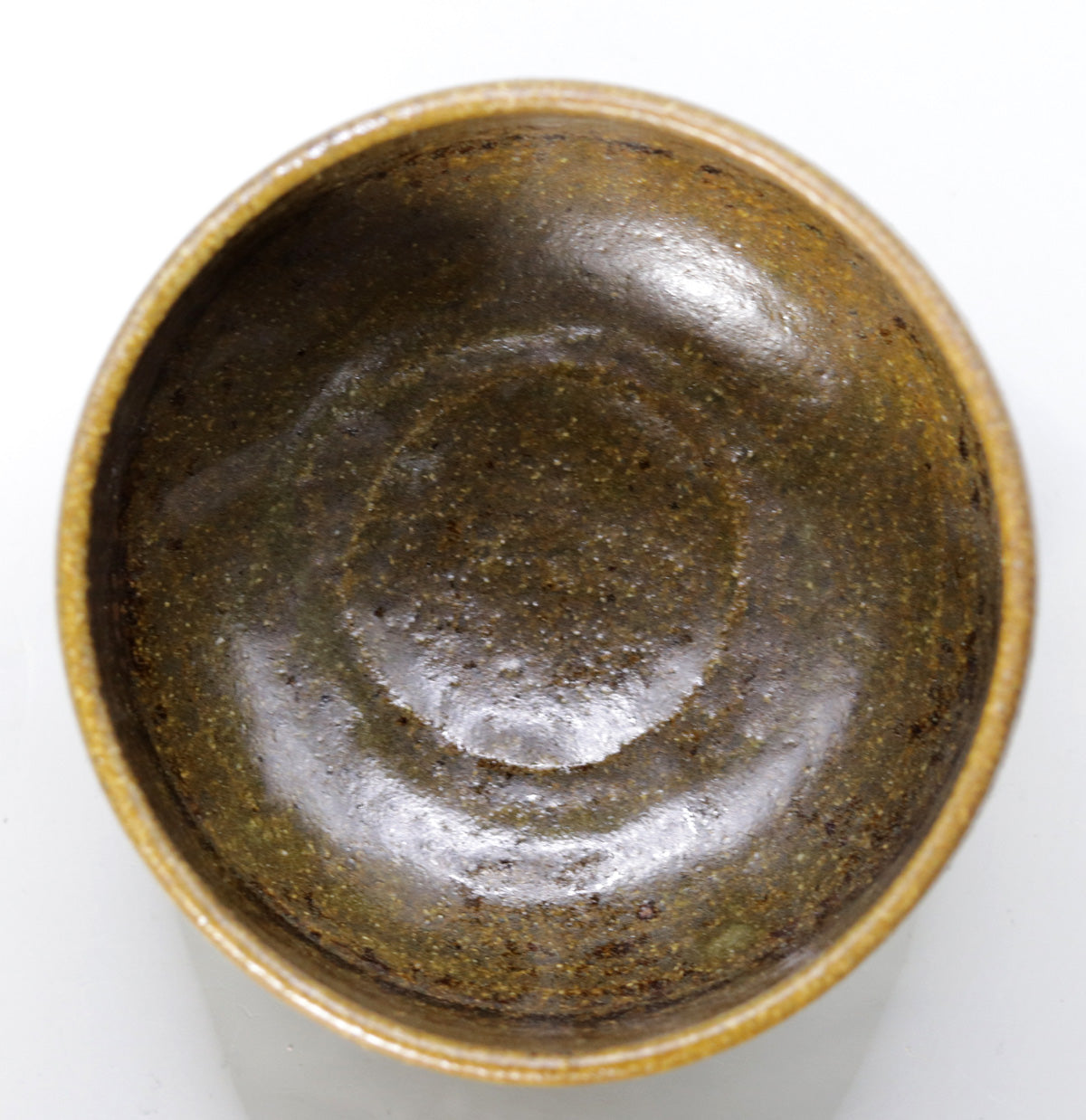 薬師寺東塔基壇土 灰釉茶碗    尾西楽斎