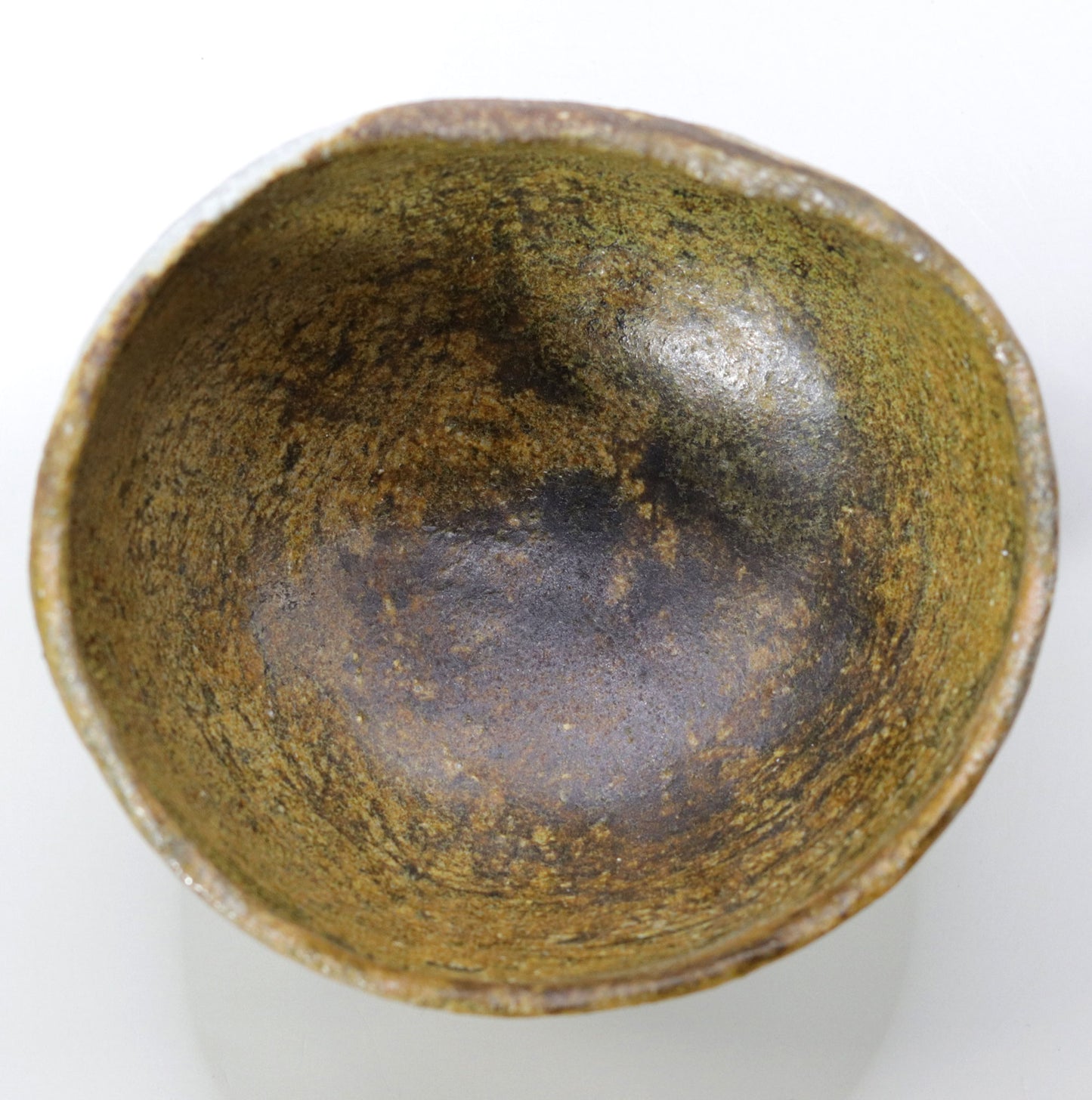 Tanba ash-glazed tea bowl by Nishihata Tadashi