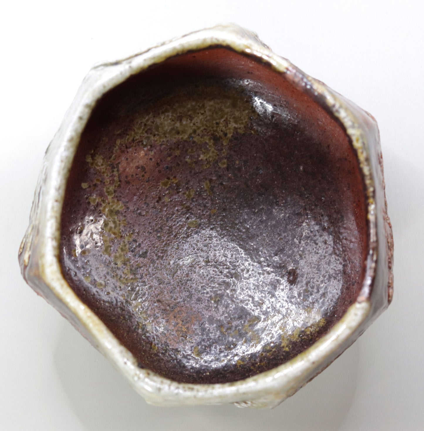 Six Old Kilns Tanba Natural Glazed Tea Bowl by Nishihata Tadashi