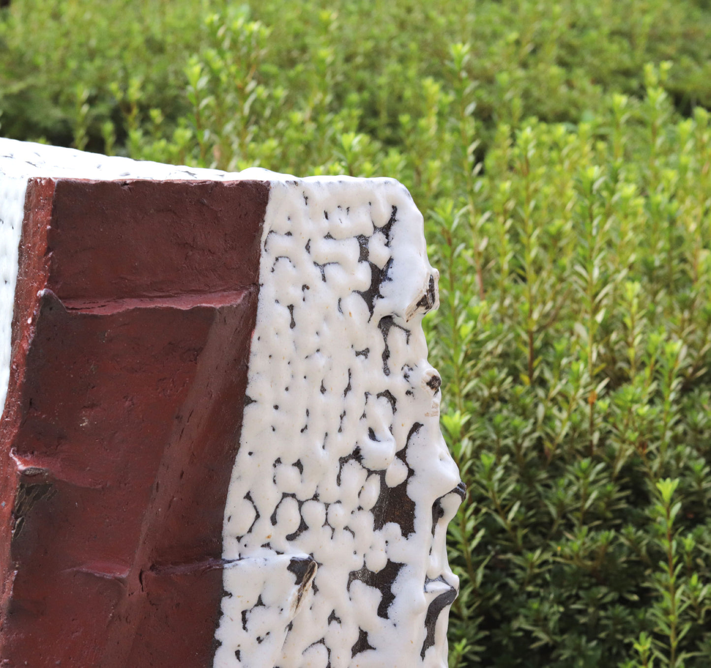 Six Traditional Kilns Tanba straw white glaze ware by Tadashi Nishibata