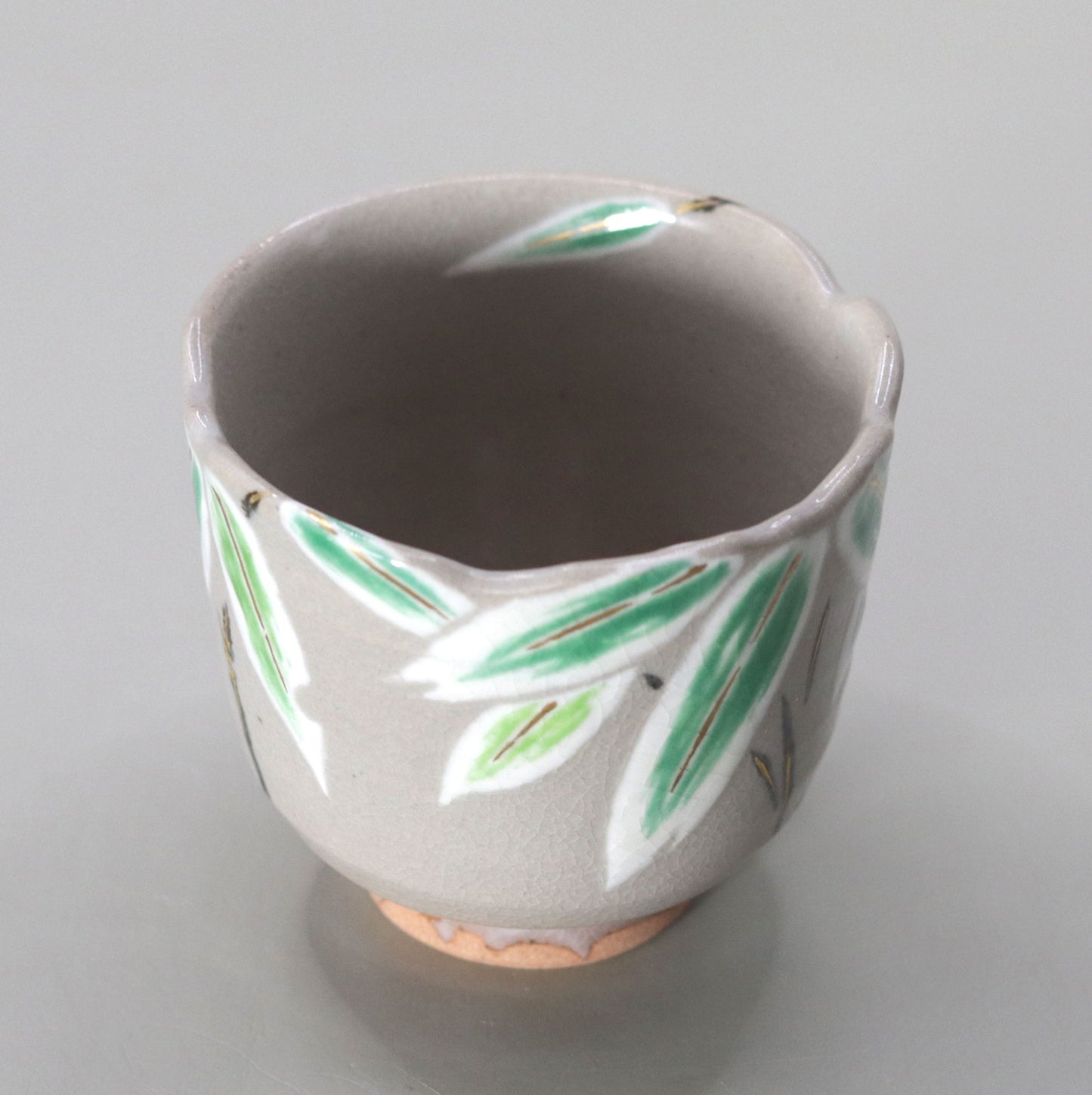 44. A copy of Kenzan's Kumazasa-no-e sake cup by Kousai Miyagawa