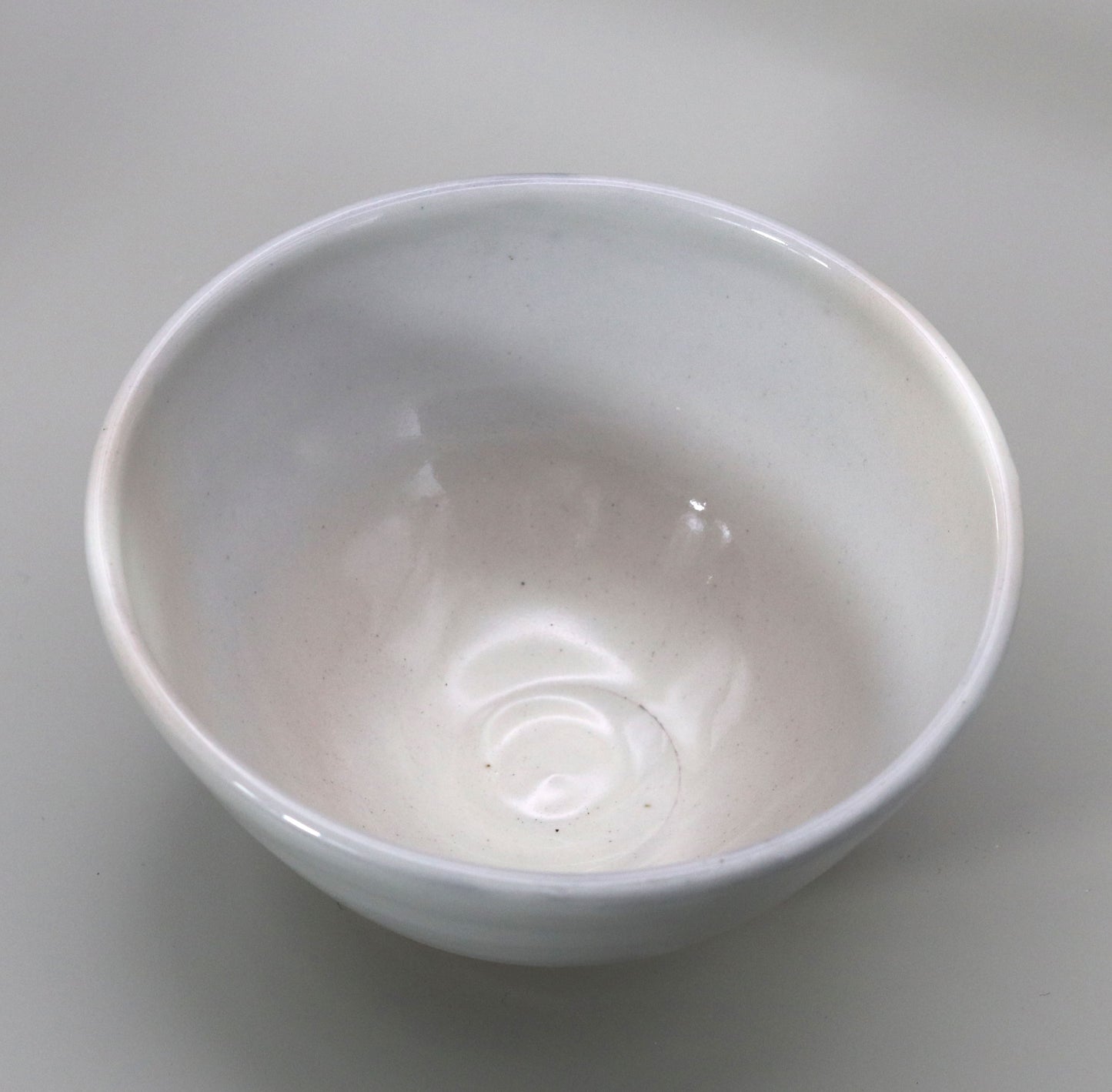 White Tanba Tea Bowl by Toshinari Ichino