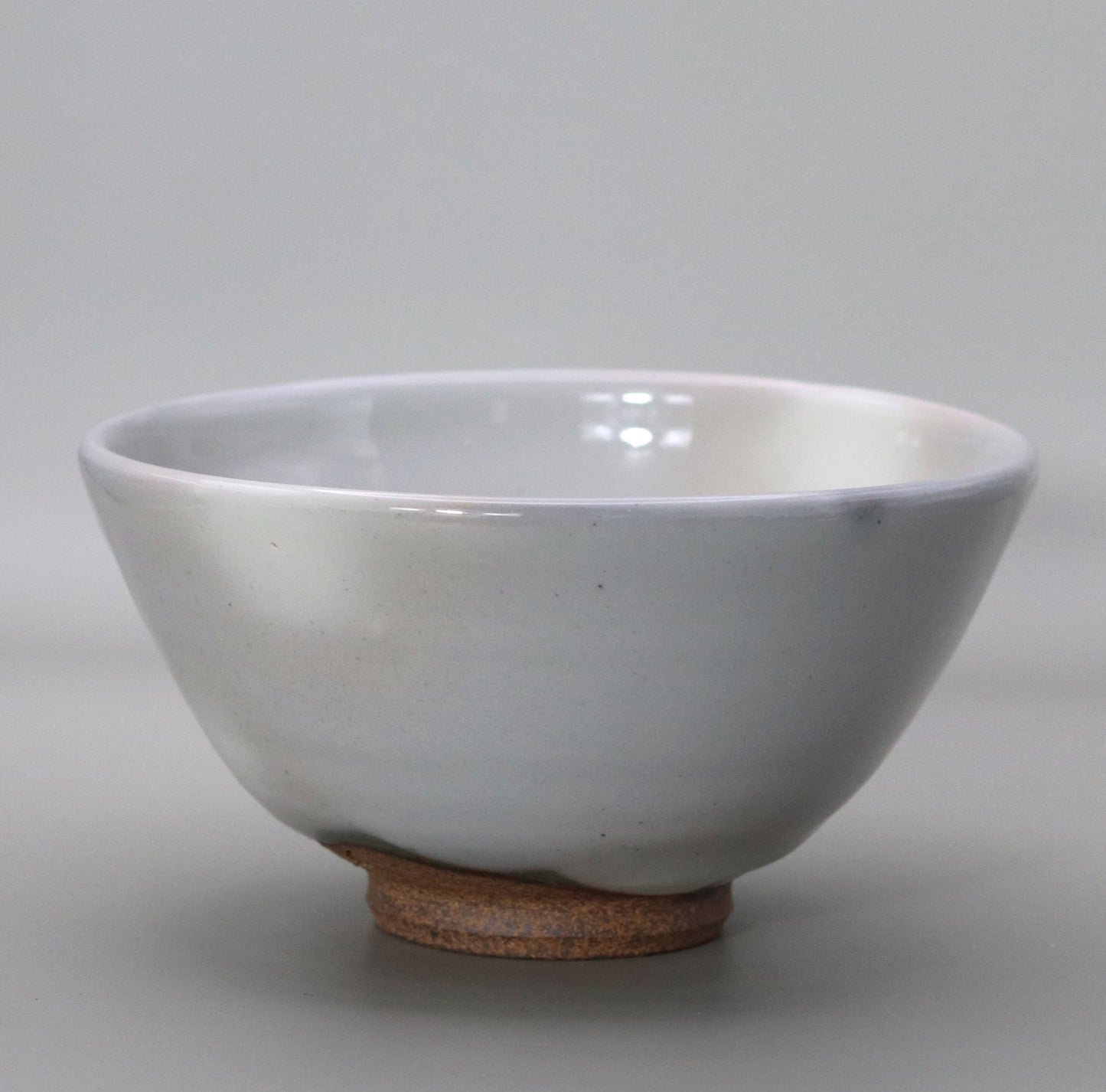 White Tanba Tea Bowl by Toshinari Ichino