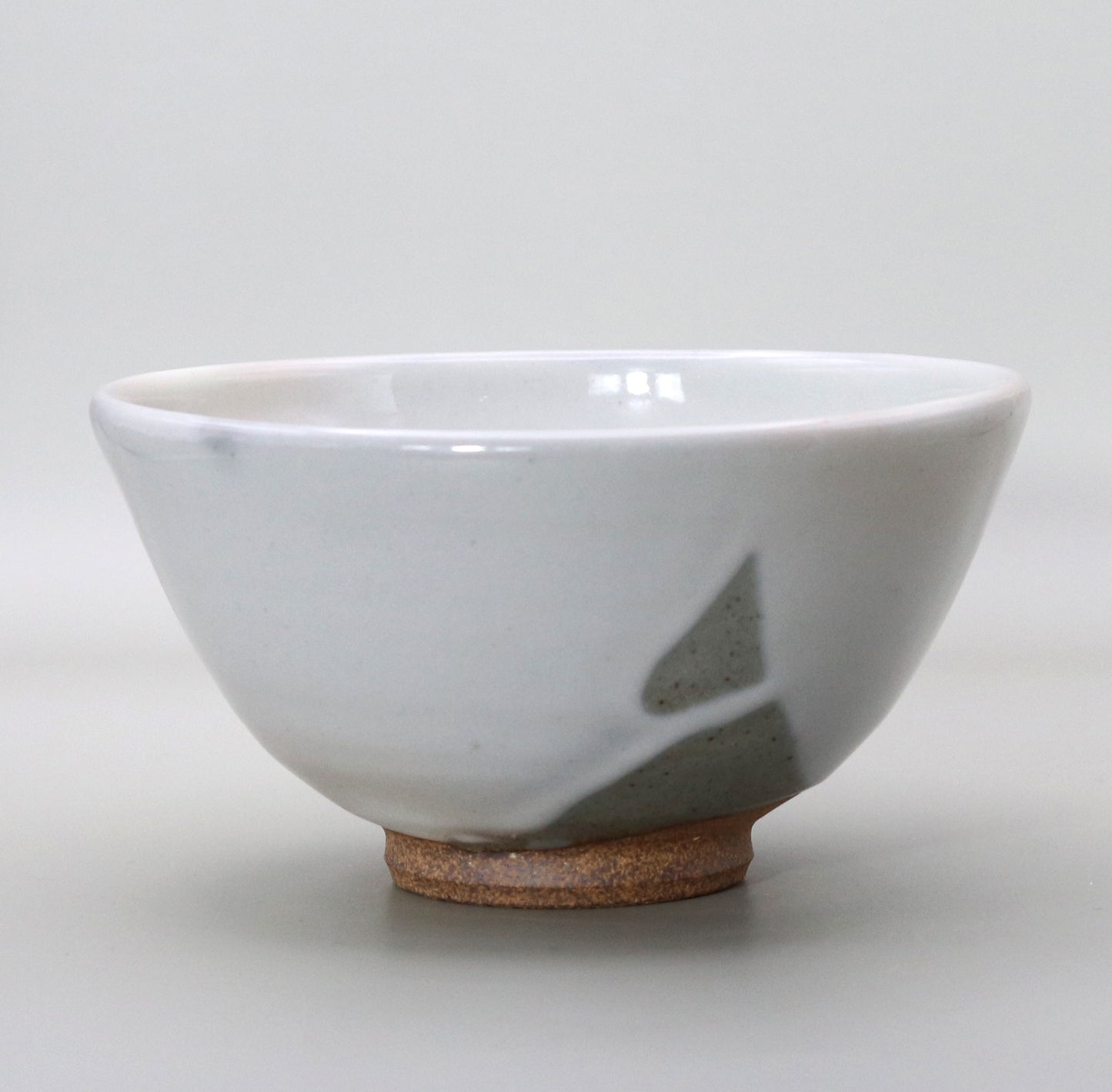 White Tanba Tea Bowl by Toshinari Ichino