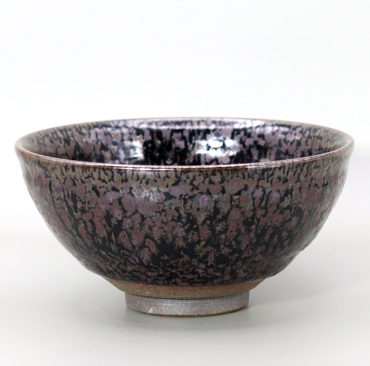 Black glazed tea bowl by Masahiro Ichino