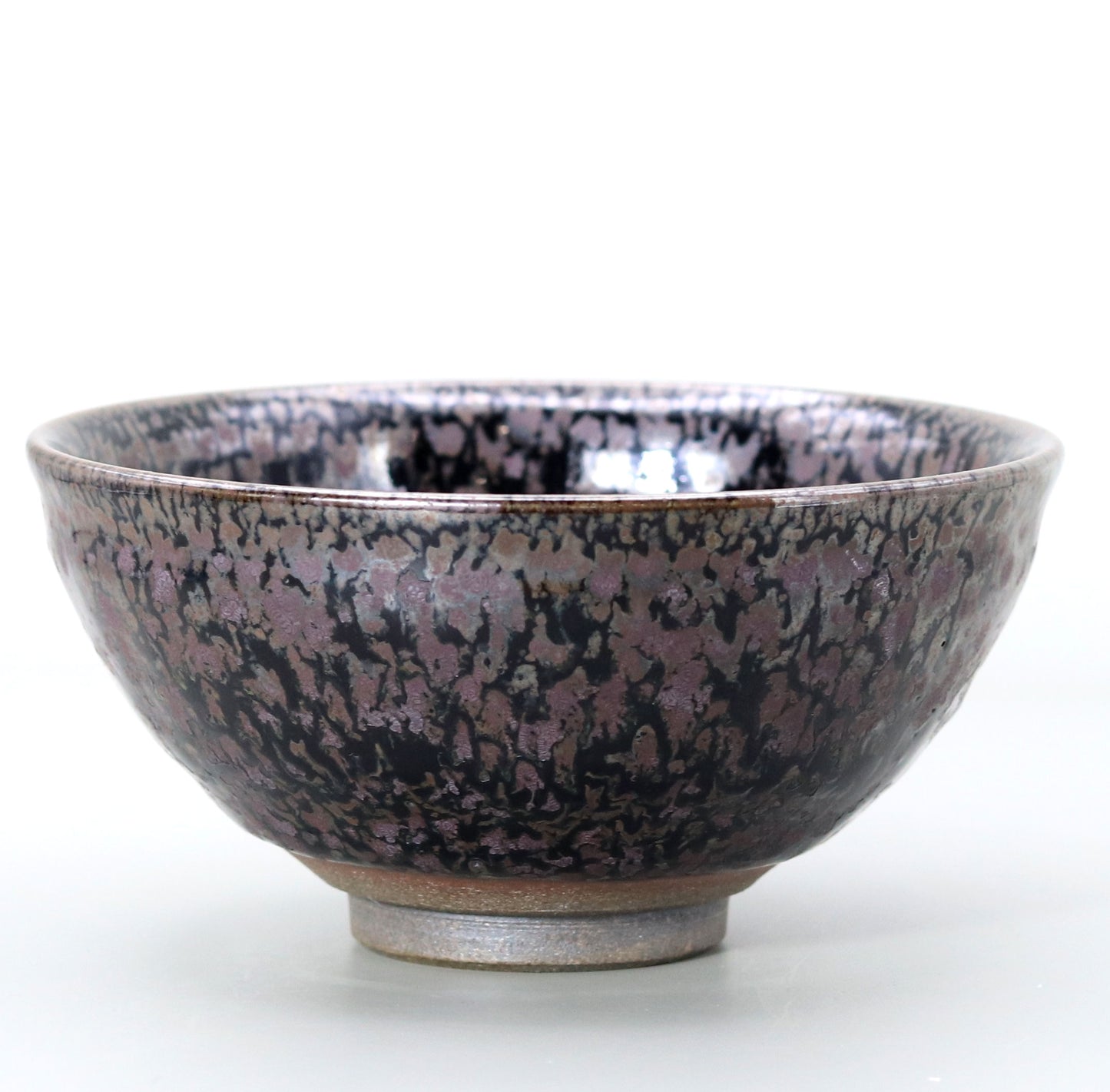 Black glazed tea bowl by Masahiro Ichino