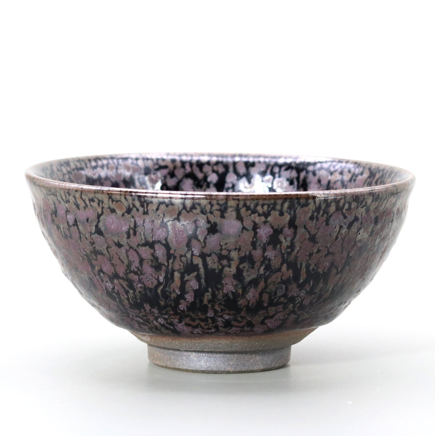 Black glazed tea bowl by Masahiro Ichino