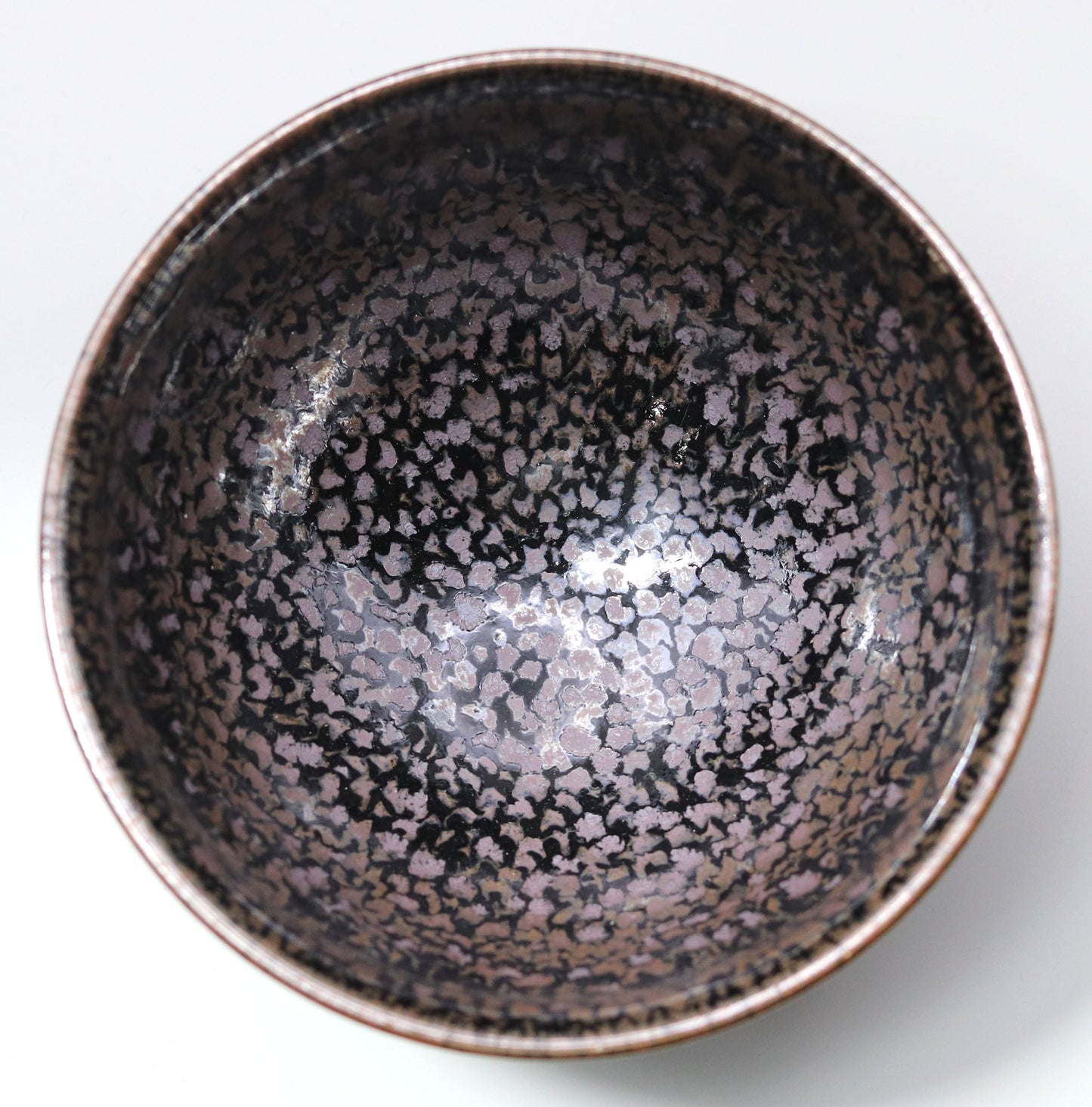 Black glazed tea bowl by Masahiro Ichino