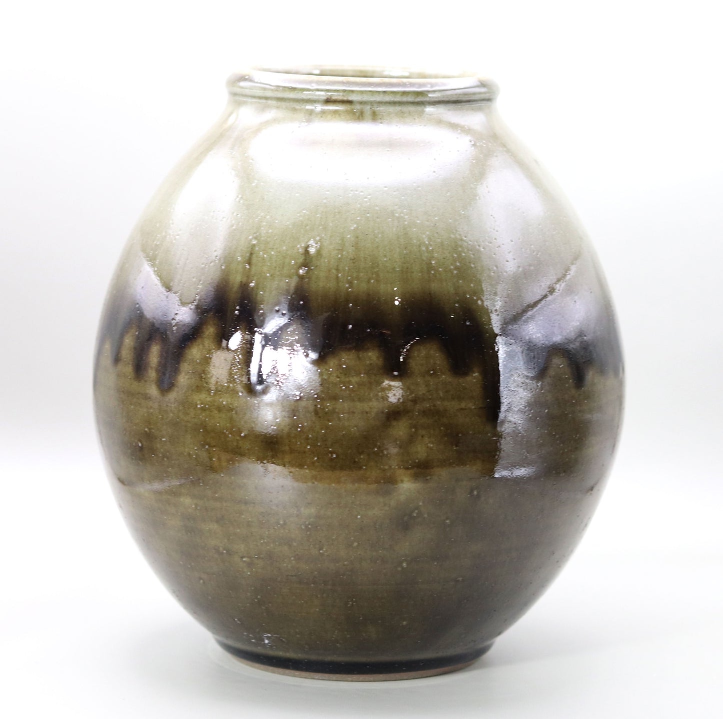 Flowing Glazed Vase by Masahiro Ichino