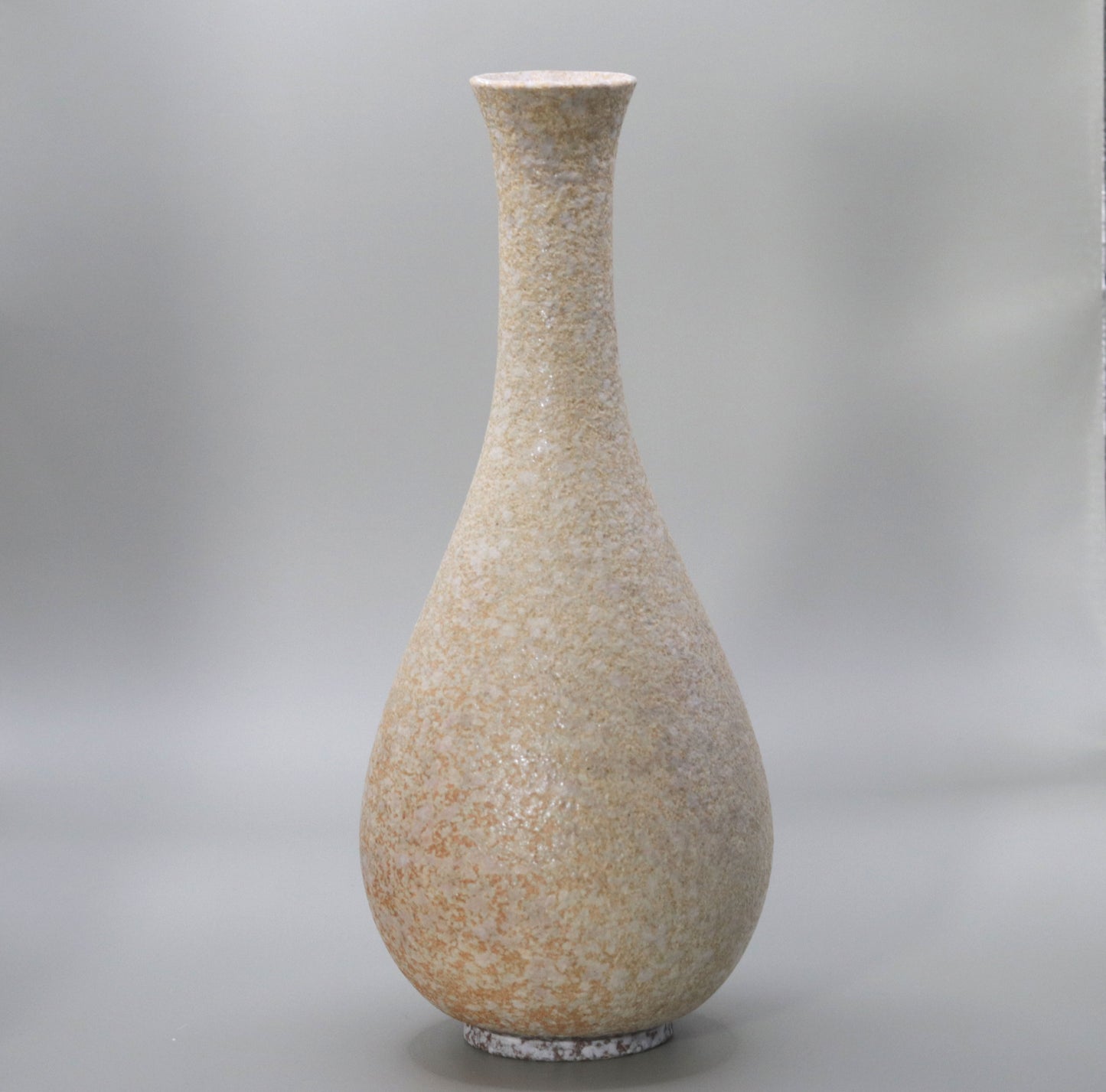 White Blown Clay Tanba Crane Head Vase by Ichiji Shimizu