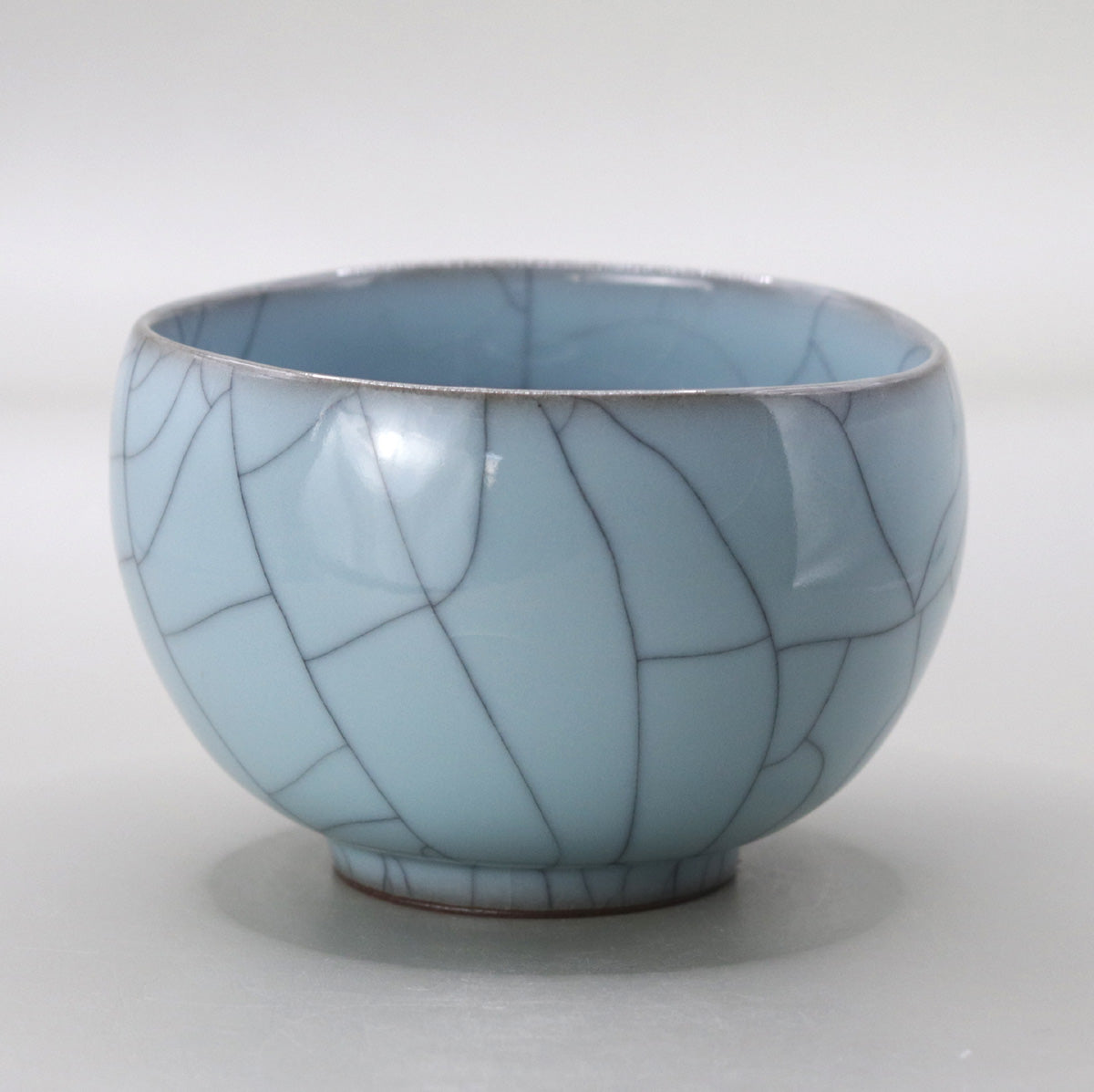 3Blue porcelain tea bowl Masao Tagai