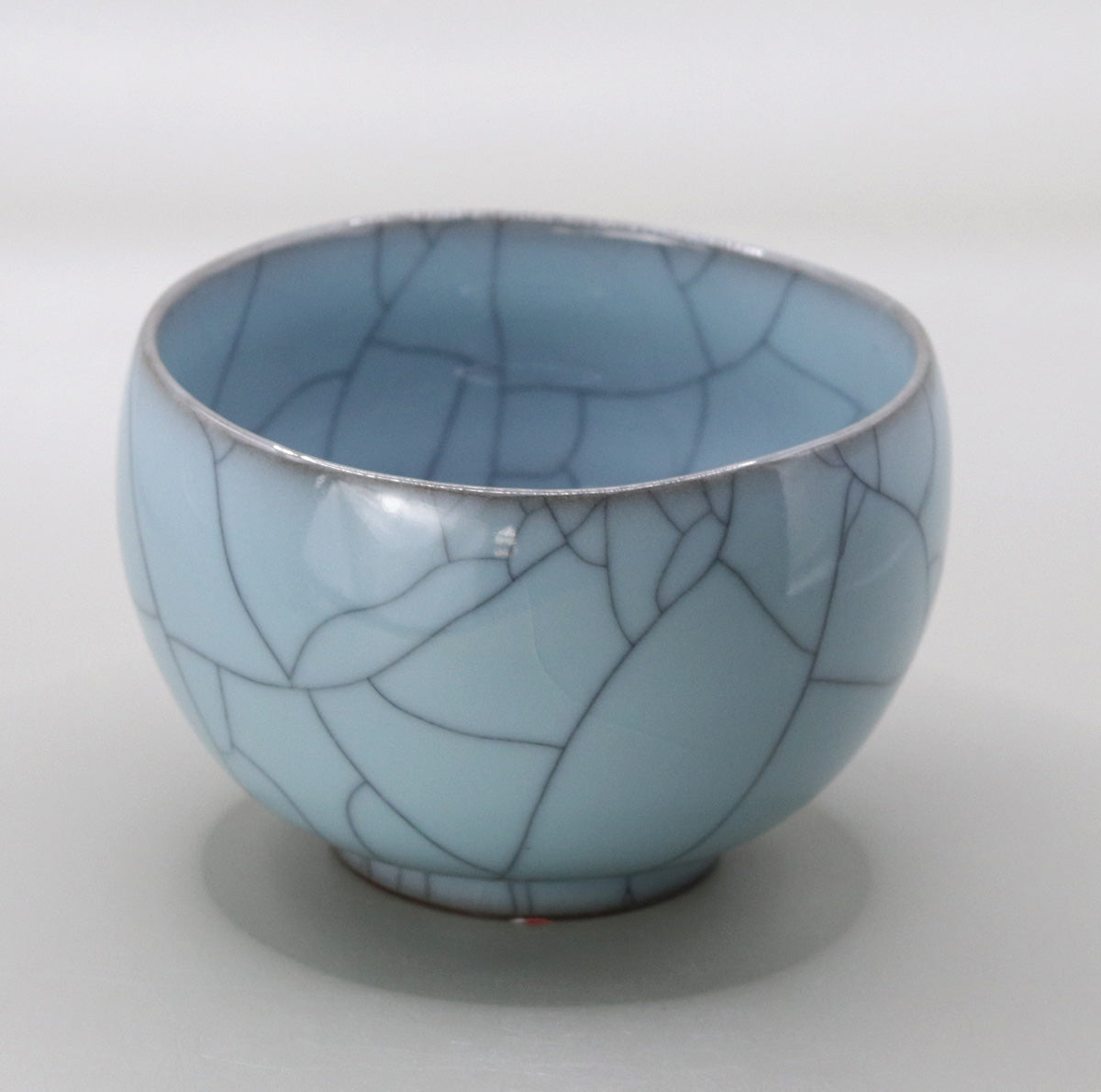 3Blue porcelain tea bowl Masao Tagai
