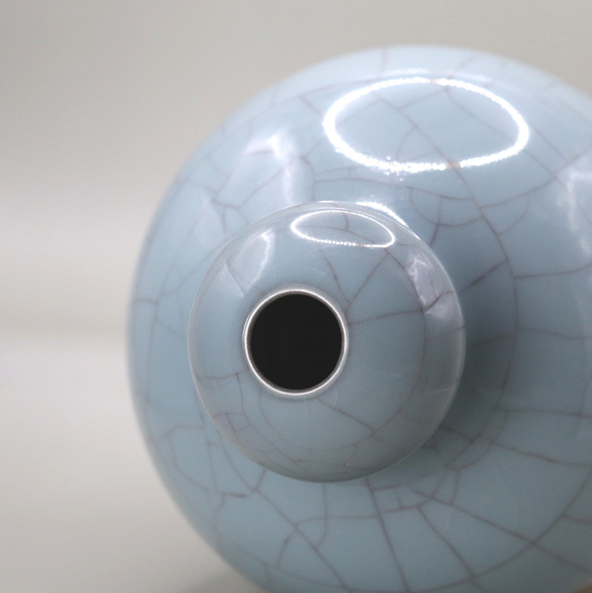 6 Blue gourd vase Masao Tagai