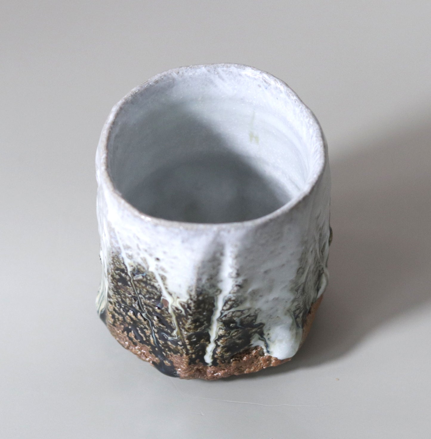 Creative sake cup by Nishihata Tadashi