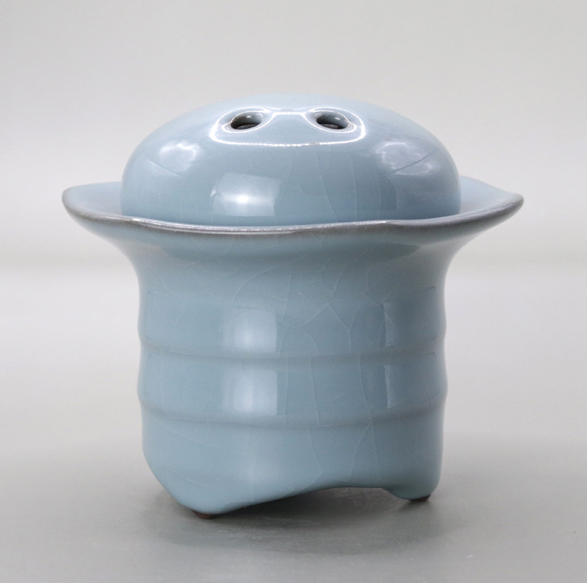 15 Blue Porcelain Incense Burner Masao Tagai