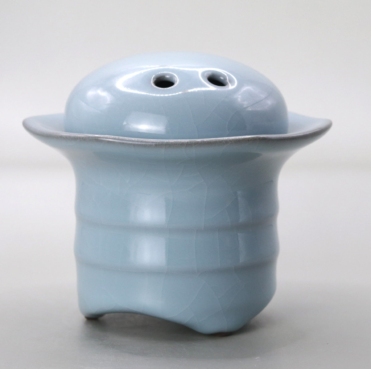 15 Blue Porcelain Incense Burner Masao Tagai