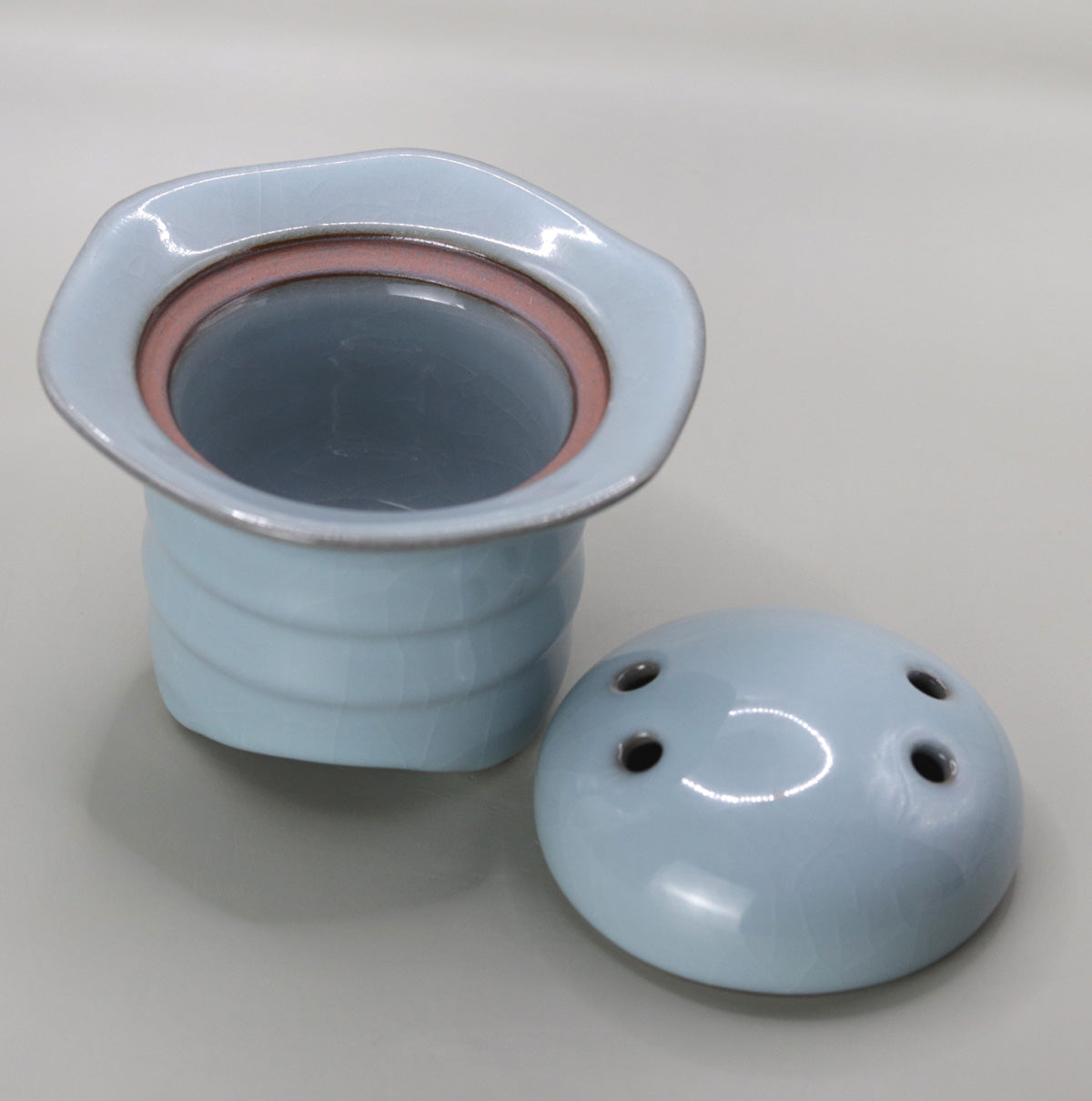 15 Blue Porcelain Incense Burner Masao Tagai
