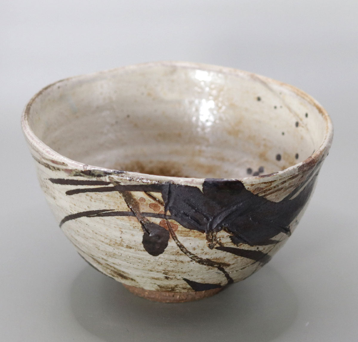 Japanese matcha bowl by Shin Fujihira