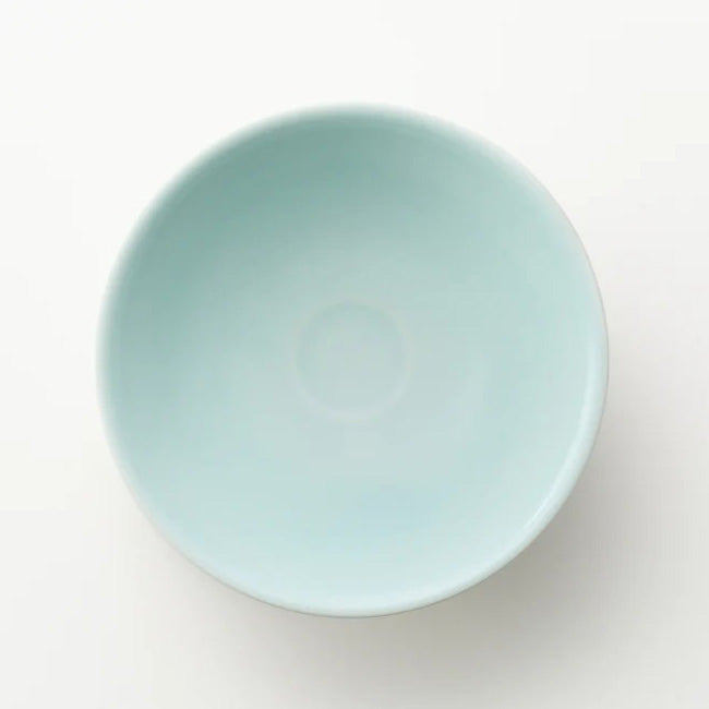 青白磁銀彩茶碗  松川和弘