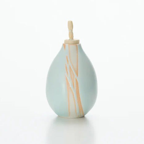 青白磁緋流振出し  松川和弘