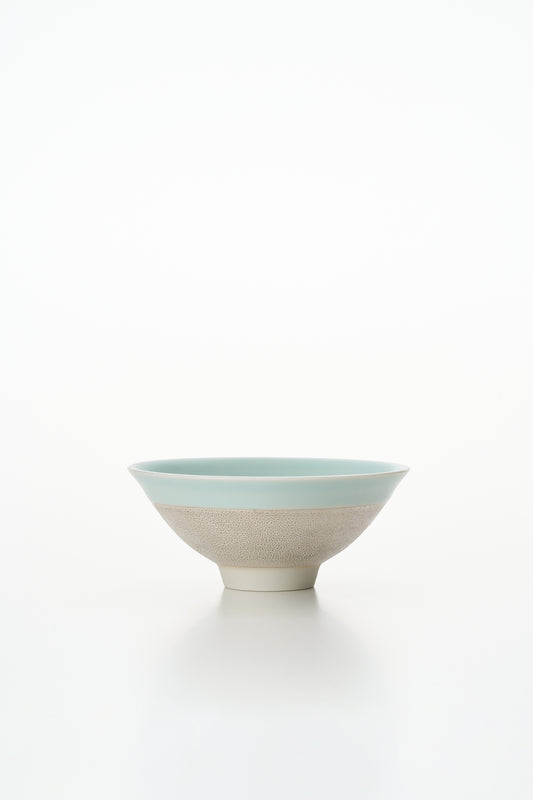 Blue and white porcelain silver bowl Kazuhiro Matsukawa
