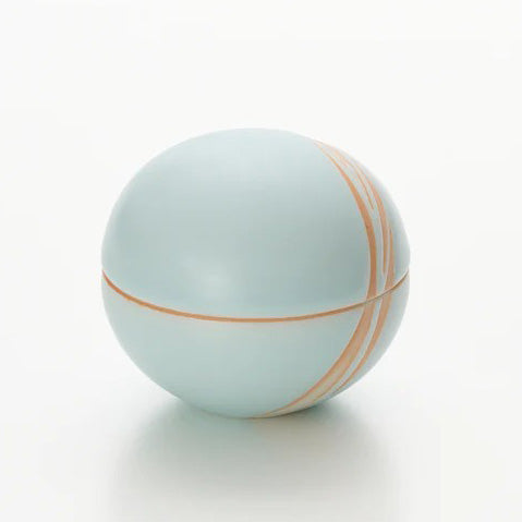 青白磁緋流丸合子  松川和弘