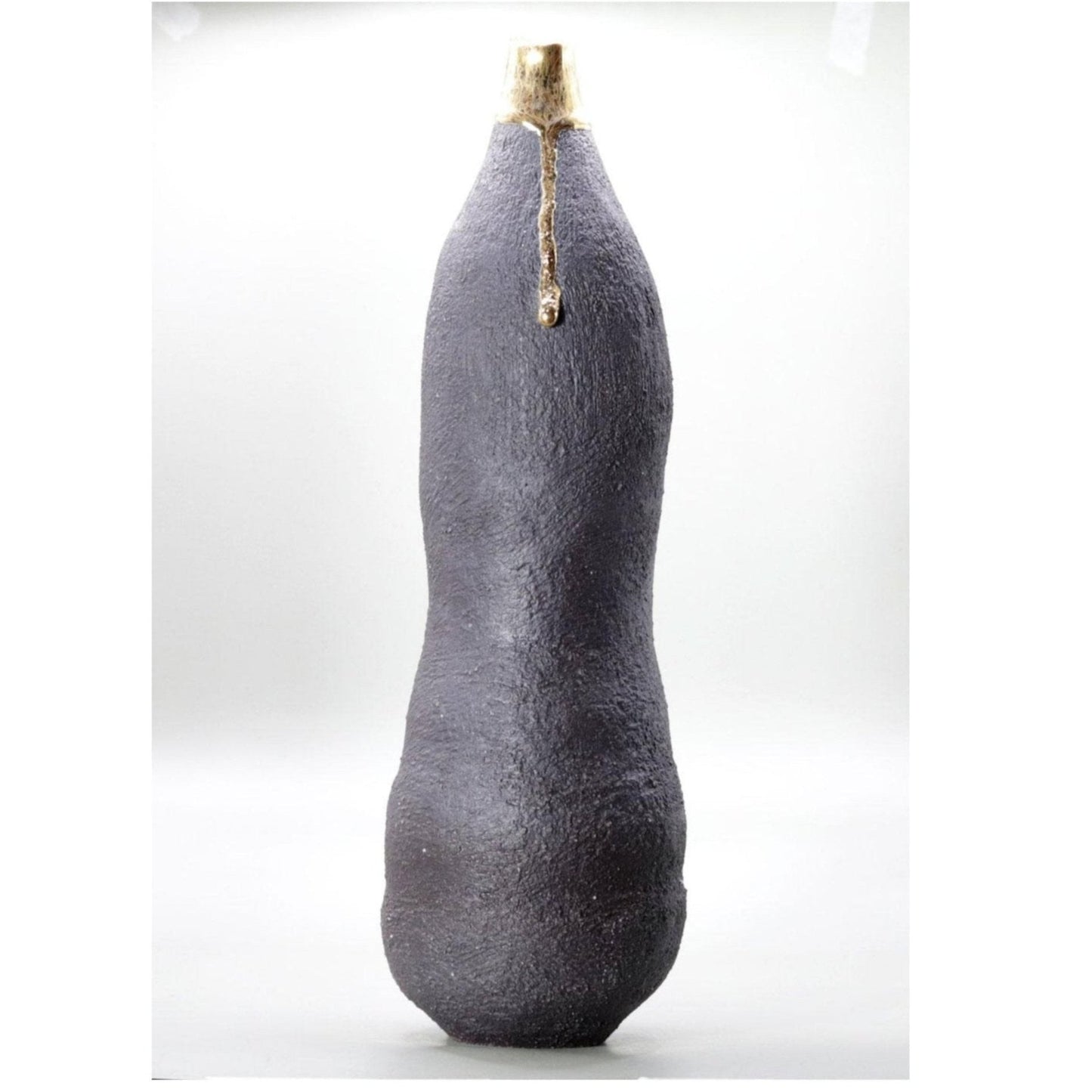 Bottle gourd-shaped vase by Nei Fujihira